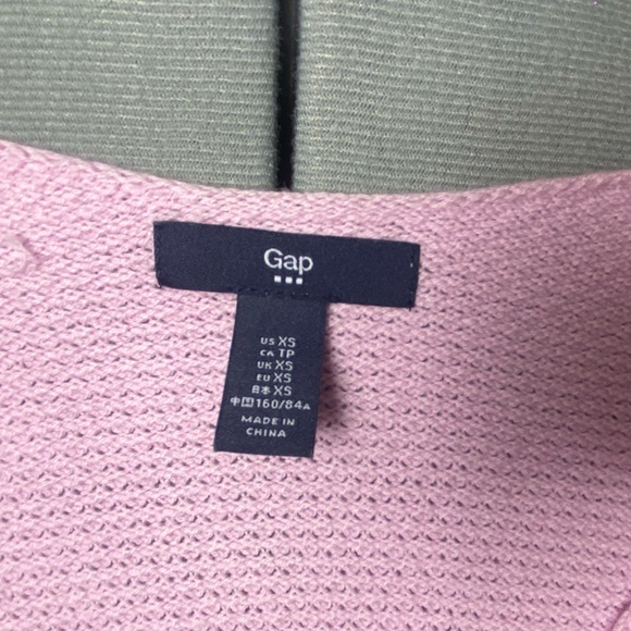 Gap long sleeve pink cotton textured sweater - Picture 9 of 9